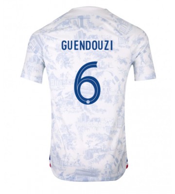 Frankrike Matteo Guendouzi #6 Bortatröja VM 2022 Kortärmad